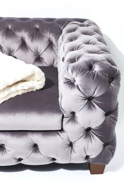 Sofa Desire 3-Sitzer Silbergrau