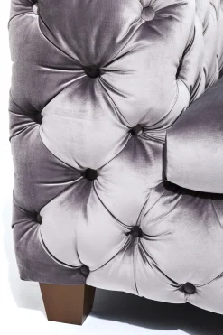 Sofa Desire 3-Sitzer Silbergrau