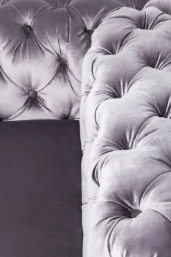 Sofa Desire 3-Sitzer Silbergrau