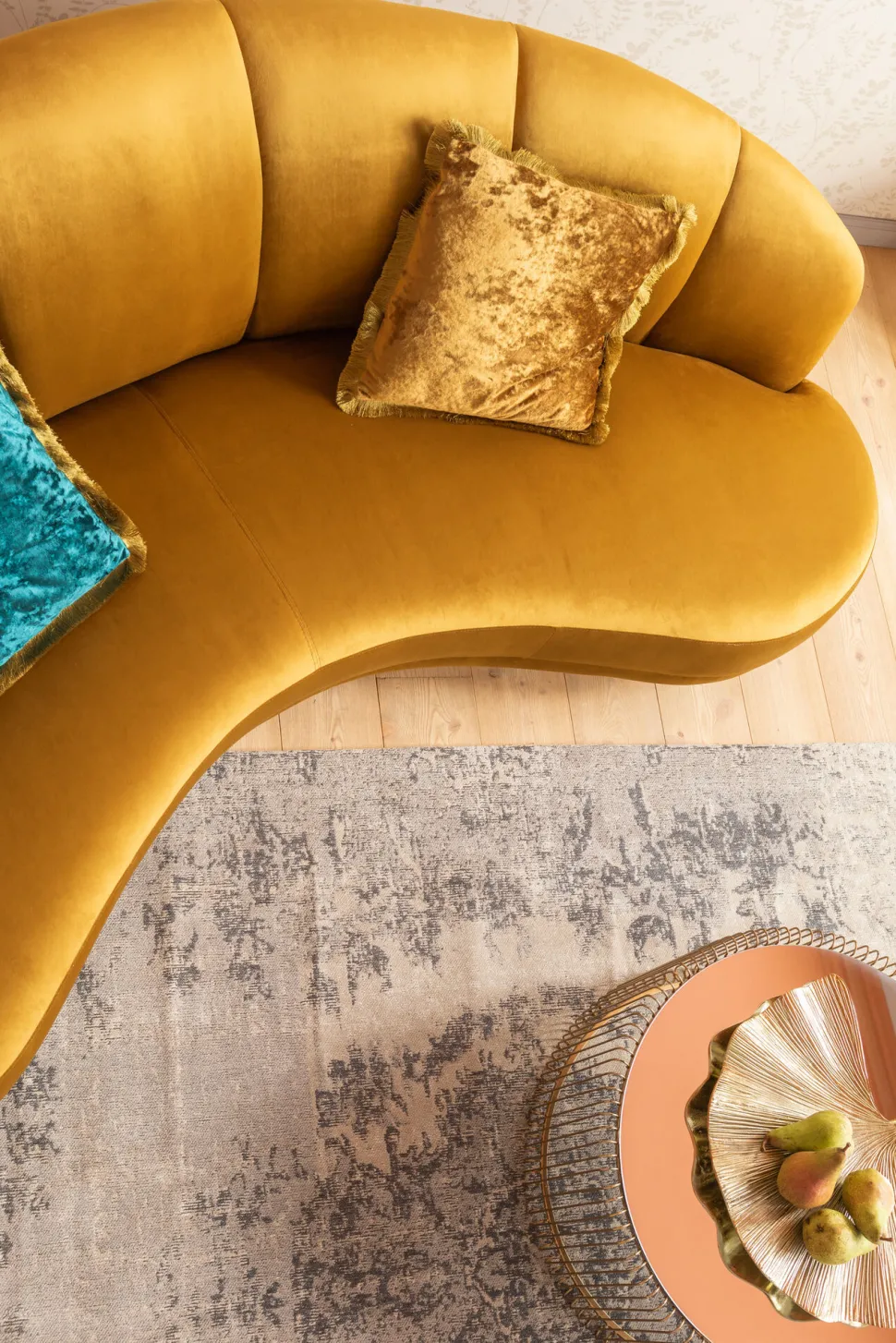 Sofa Dschinn 3-Sitzer Amber 233cm