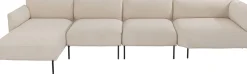 Sofa Element Chiara Creme 76cm