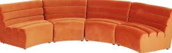 Sofa Element Wave Orange