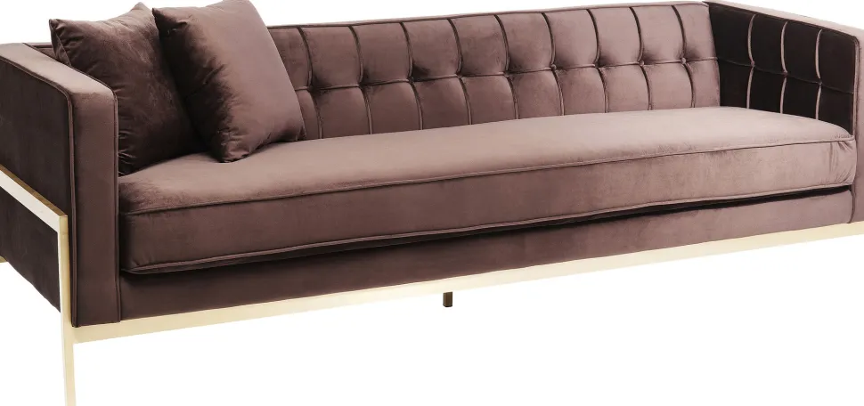 Sofa Loft 3-Sitzer Braun