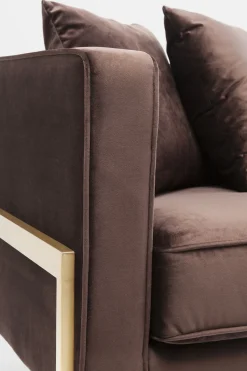 Sofa Loft 3-Sitzer Braun