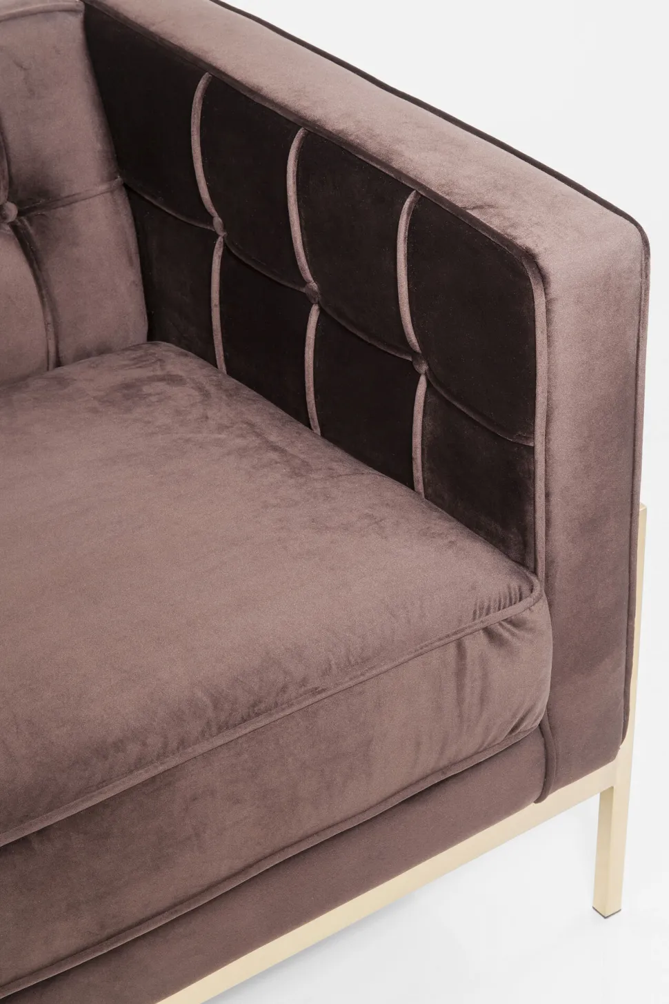 Sofa Loft 3-Sitzer Braun