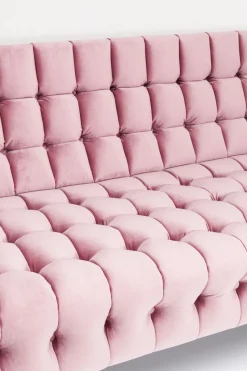 Sofa Milchbar 3-Sitzer Velvet Rose