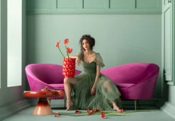 Sofa Night Fever 3-Sitzer Lila