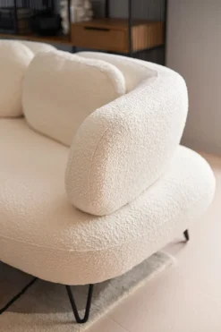 Sofa Peppo 2-Sitzer Weiß 182cm