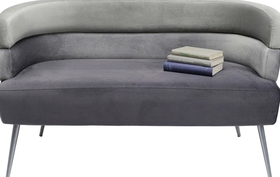 Sofa Sandwich 2-Sitzer Grau