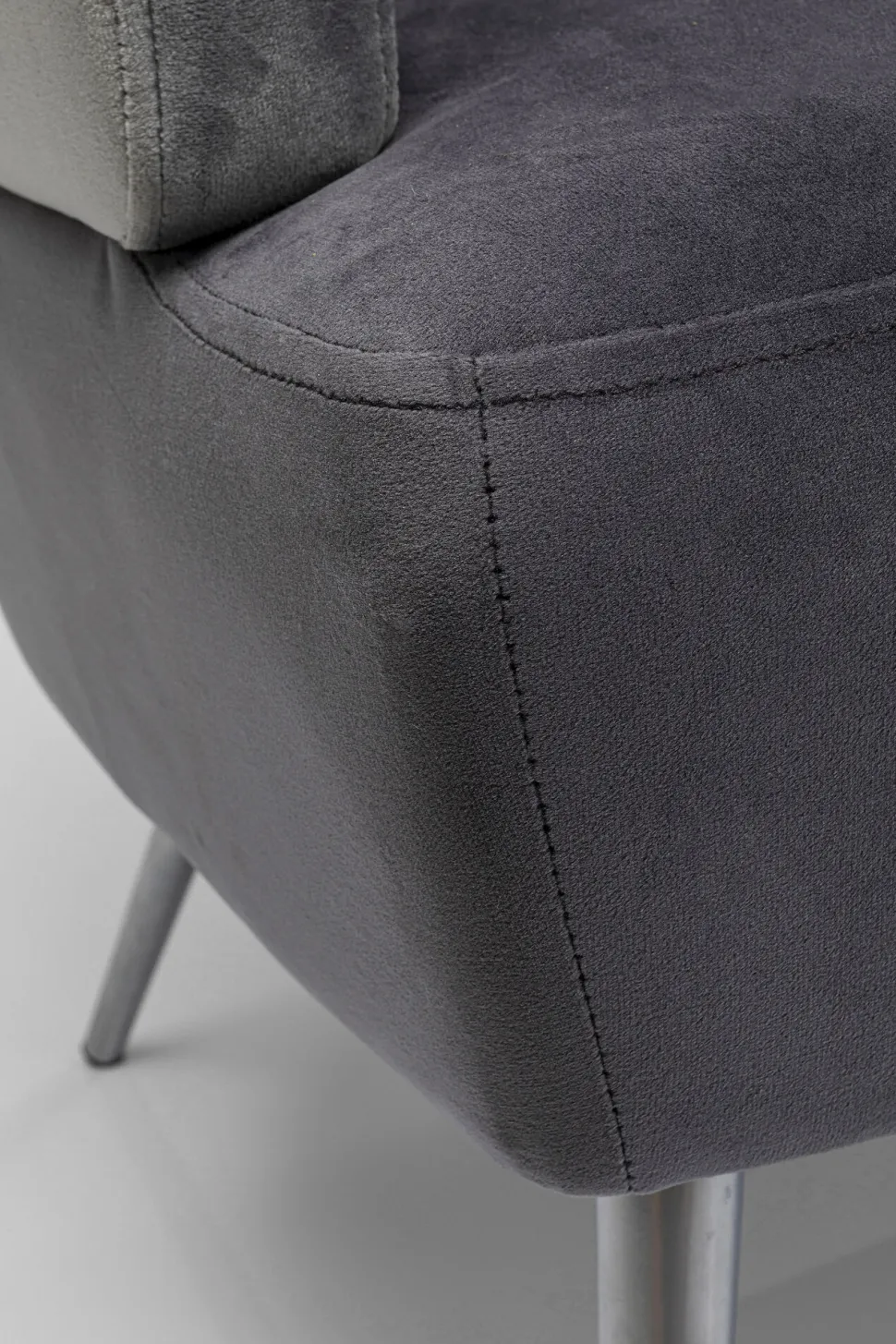 Sofa Sandwich 2-Sitzer Grau