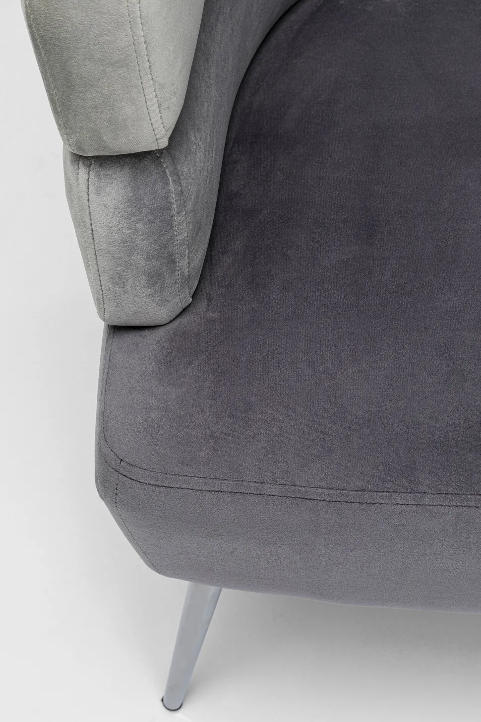 Sofa Sandwich 2-Sitzer Grau