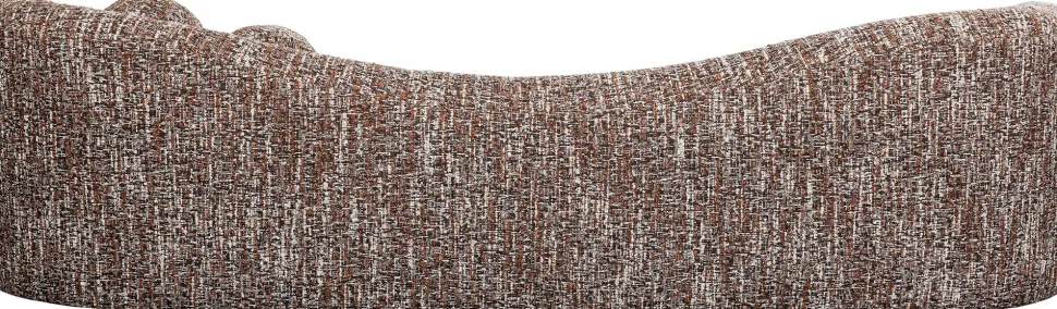 Sofa 3-Sitzer Livia Melange Braun 261cm