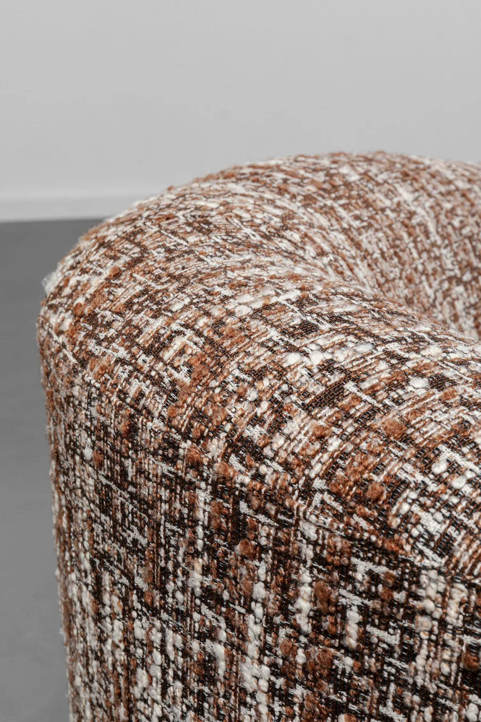 Sofa 3-Sitzer Livia Melange Braun 261cm