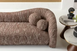 Sofa 3-Sitzer Livia Melange Braun 261cm