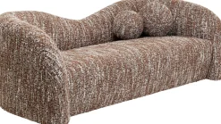 Sofa 2-Sitzer Livia Melange Braun 201cm