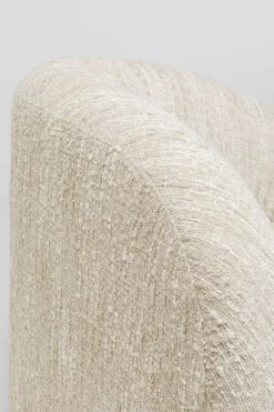 Sofa 2-Sitzer Livia Melange Creme 201cm