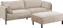 Sofa 3-Sitzer Victor Grau 233cm