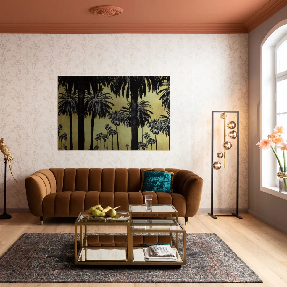 Sofa Spectra Samt Amber 3-Sitzer 245cm