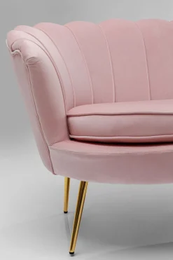 Sofa Water Lily 2-Sitzer Gold Rosa