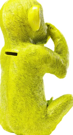 Spardose Monkey Iwazaru Grün