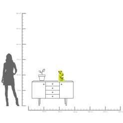 Spardose Monkey Iwazaru Grün