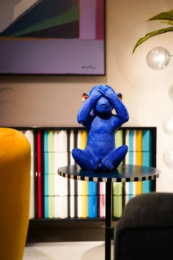 Spardose Monkey Mizaru Blau