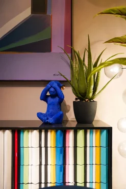 Spardose Monkey Mizaru Blau