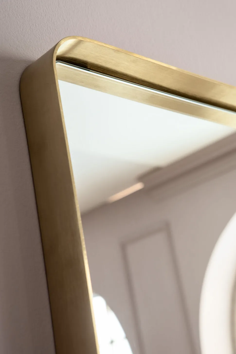 Spiegel Curve MO Brass 70x200cm