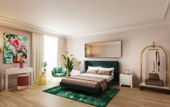 Spiegel Curve MO Brass 70x200cm