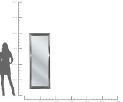 Spiegel Frame Eve Silver 180x90cm