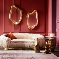 Spiegel Hologram Gold 119x76cm