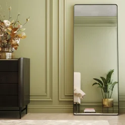 Spiegel Ombra MO Soft Schwarz 80x200cm