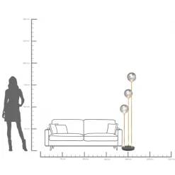 Stehleuchte Al Capone Tre