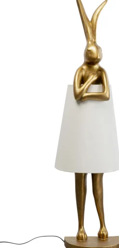Stehleuchte Animal Rabbit Gold/Weiß 150cm