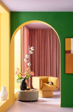 Stehleuchte Calotta Chrome 5er