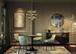 Stehleuchte Calotta Chrome 5er