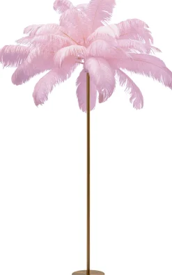 Stehleuchte Feather Palm Pink 165cm