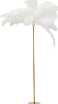 Stehleuchte Feather Palm Weiß 165cm