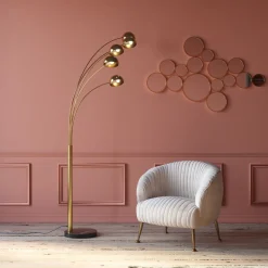 Stehleuchte Five Fingers Brass