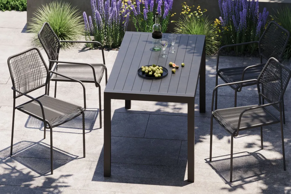 Stuhl Madagascar Schwarz