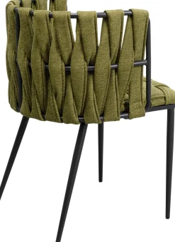 Stuhl Saluti Dunkelgrün