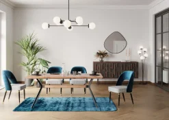 Stuhl Samantha Petrol