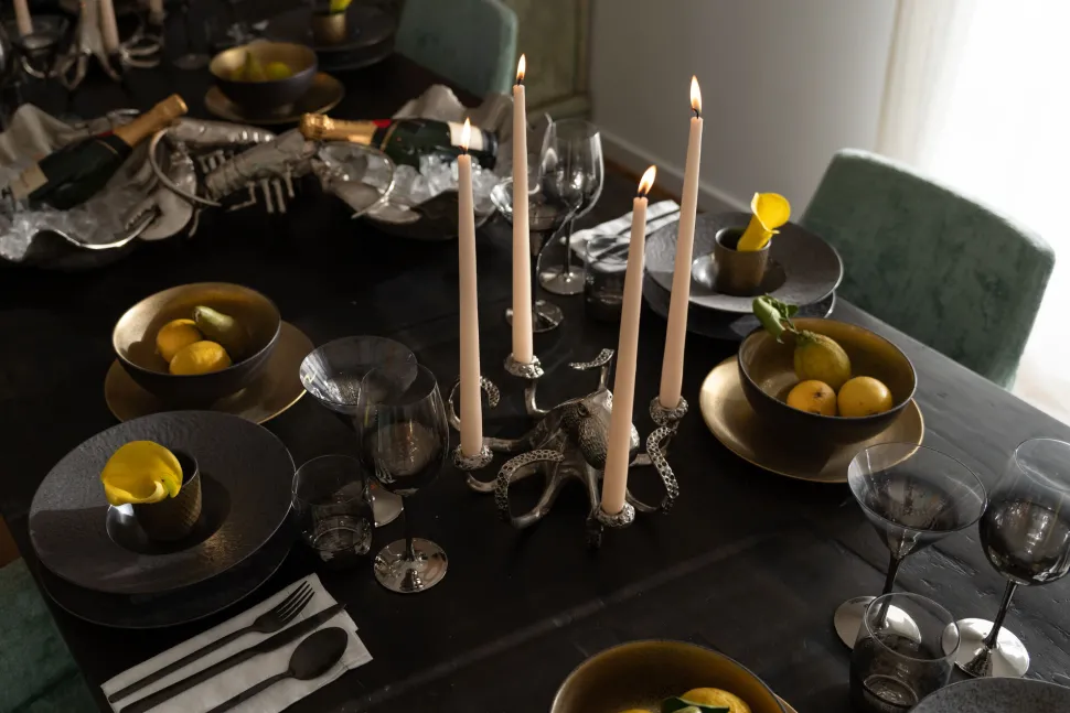 Teller Cosmos Schwarz Ø27cm