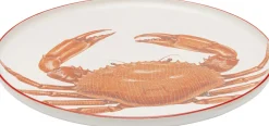 Teller Crabes Rot Ø27cm Sortiert