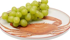 Teller Crabes Rot Ø27cm Sortiert