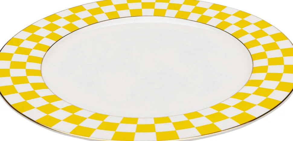 Teller Harlequin Gelb Ø27cm