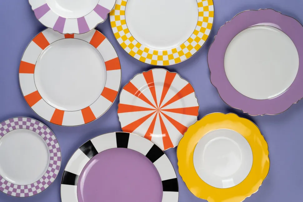 Teller Harlequin Gelb Ø27cm