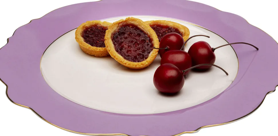 Teller Harlequin Lila Ø27cm