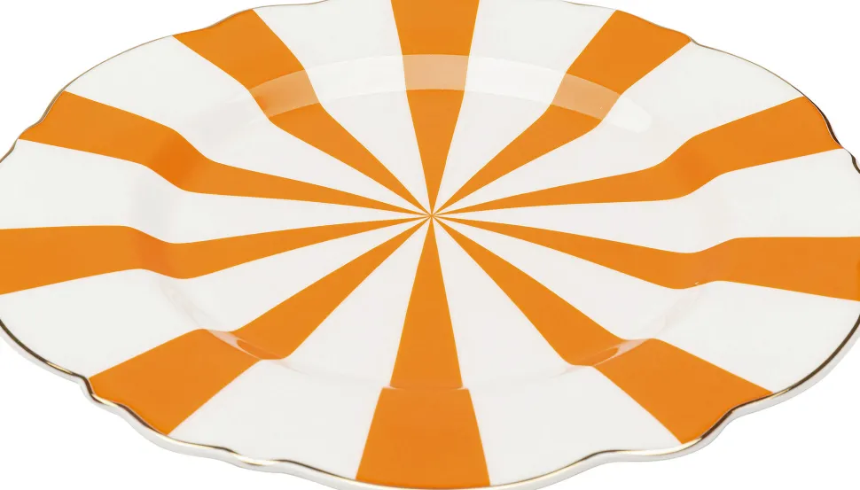 Teller Harlequin Orange Ø22cm