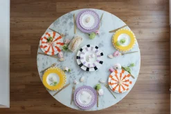 Teller Harlequin Orange Ø22cm